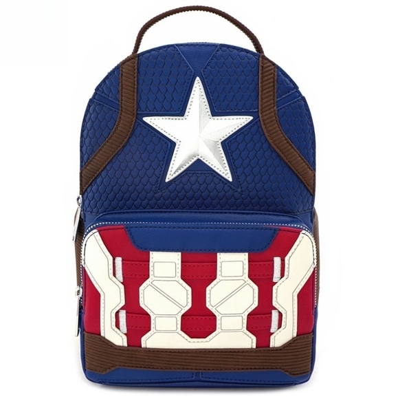 Loungefly Captain America Infinity Saga Marvel Backpack - Picture 10 of 10
